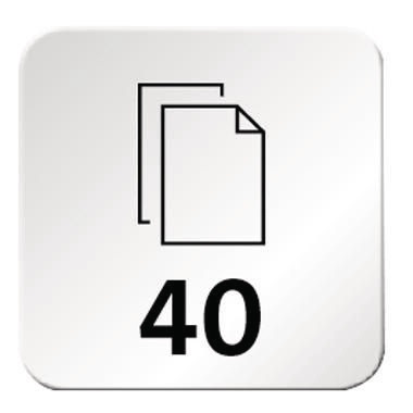 NOVUS Elektroheftgerät B 100EL 024-0085 max. 40Bl. l.gr/sw