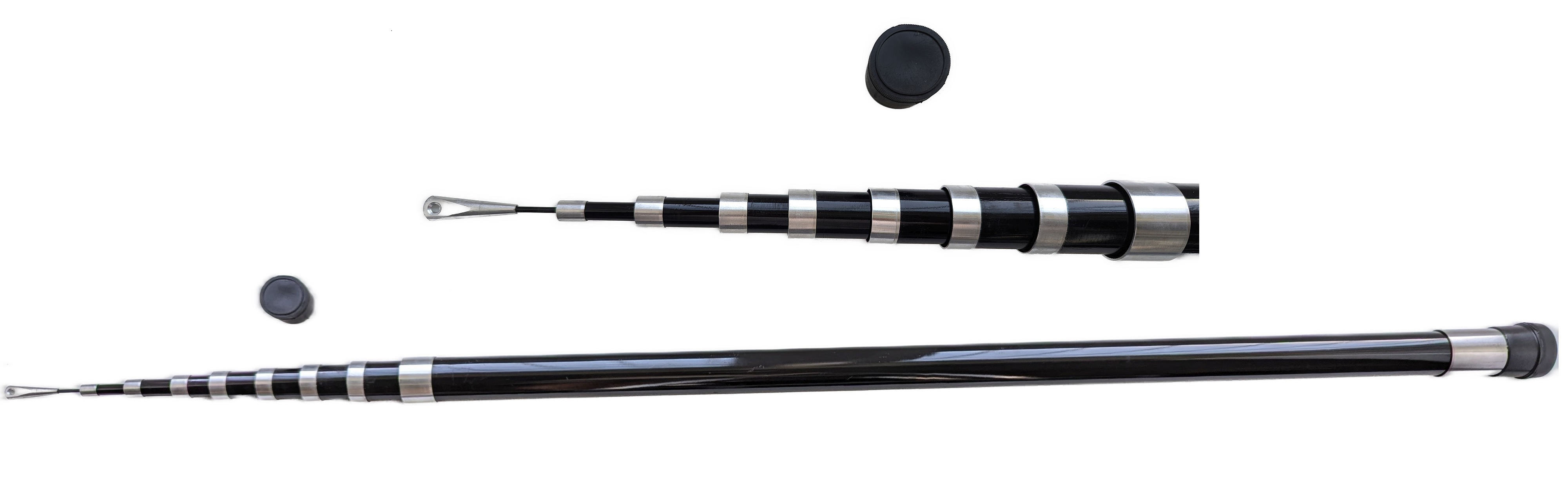 Bdt verstärkter 9m Drachenstab + Drachen *Adler* inkl. 50m Leine, 180x85cm