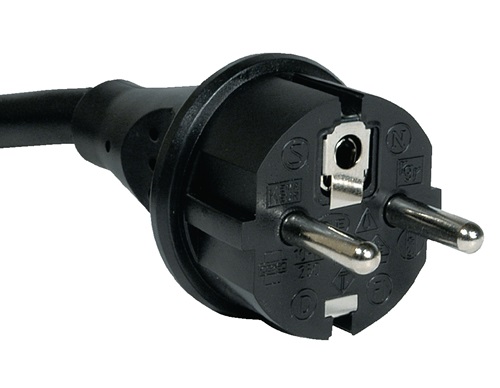 Anschlussleitung H07RN-F 3x1,5mm² 5m m.Zentralstecker schwarz