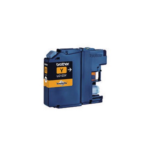 Brother Tintenpatrone LC123Y 600Seiten gelb