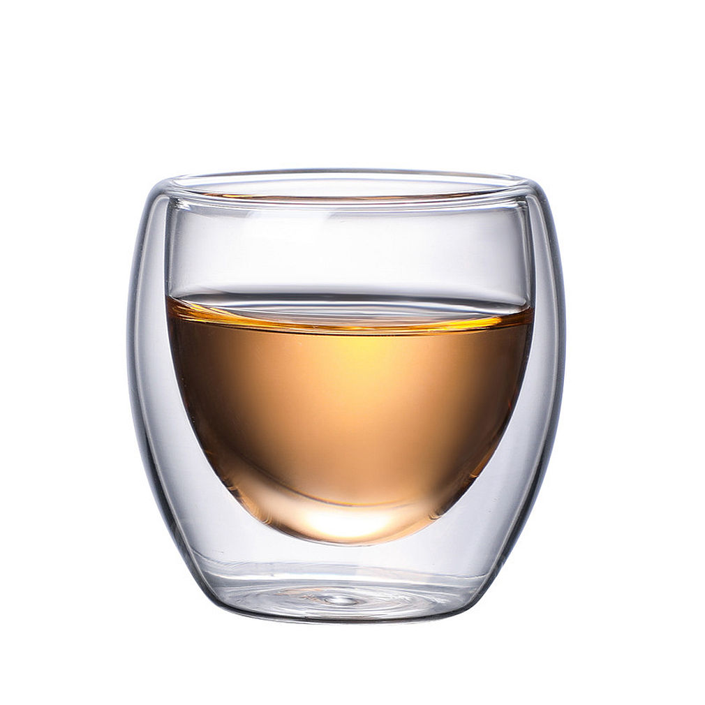 Bdt Doppelwandiges Thermoglas, Glas, Borosilikatglas, 150 ml, spülmaschinengeeignet