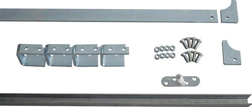 Laufschienen-Set 80785 Schienengröße 30x5mm Stahl verzinkt 60 mm Rollen HBS-BETZ