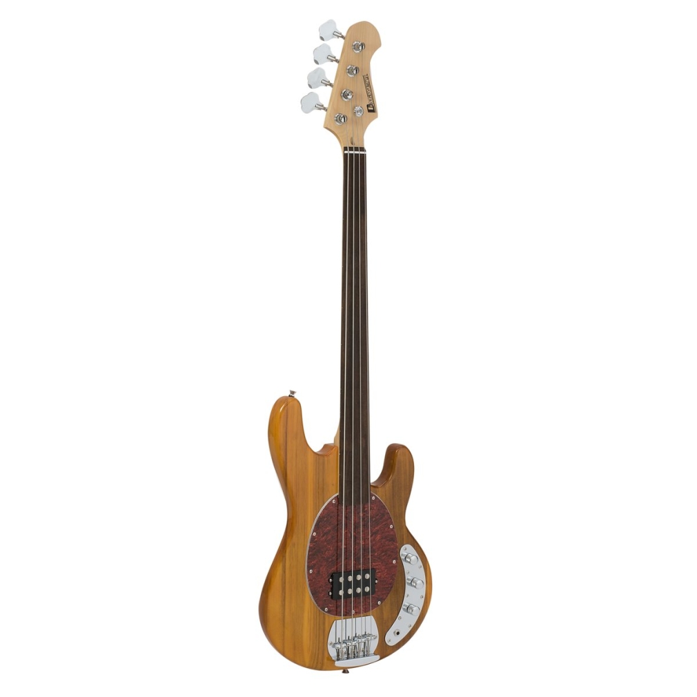 DIMAVERY MM-501 E-Bass, fretless, natur